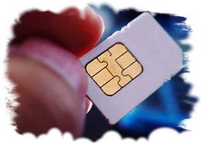 Picture of a sim card.
